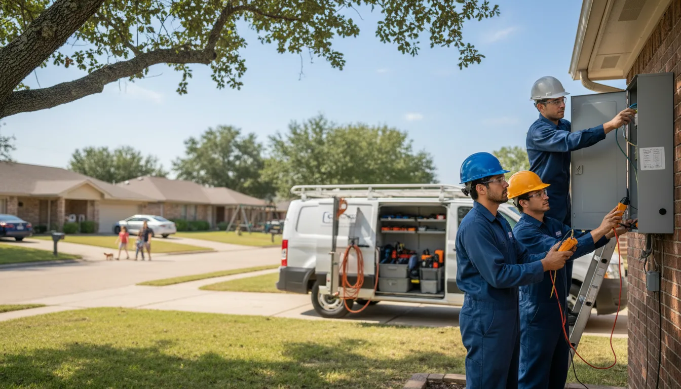 Certified electrician providing emergency electrical services in Walton, KS